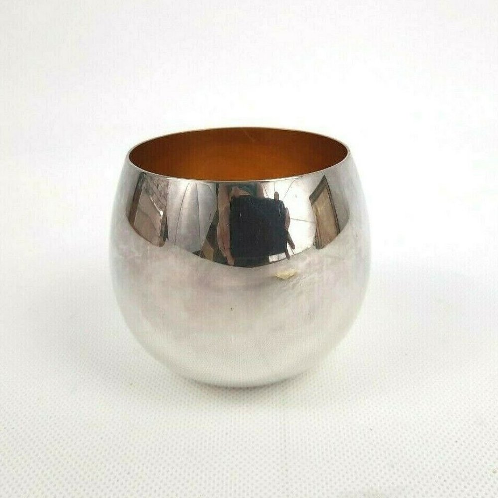 VINTAGE SHERIDAN SILVERPLATED PUNCH BOWL CUP EPCA SILVER